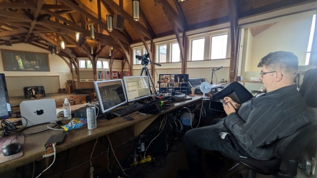 Sussex tech booth and operators