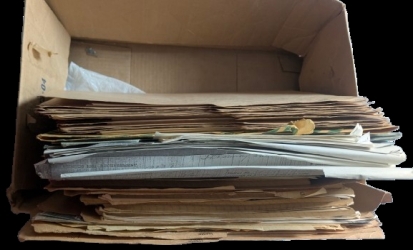 Box of Historical Documents - Angle 2