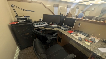 Moncton Gospel Hall sound booth