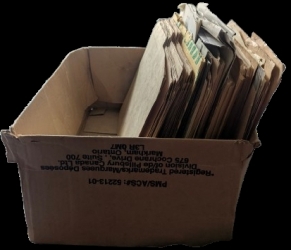 Box of Historical Documents - Angle 1