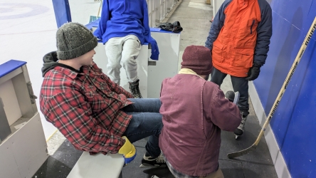 Tim Receiving a helping hand