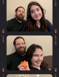 Me and Miss Anna with her squishy friend Peanut