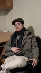 Hanging out in the dorm room