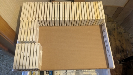 Cassette tapes sorted and ready to digitize