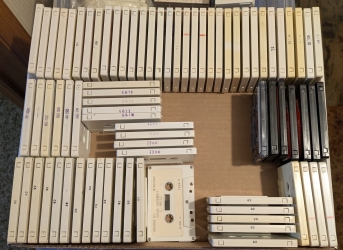 Cassette tapes finished